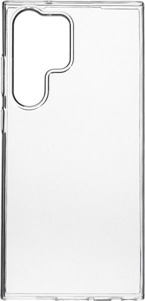 eSTUFF LONDON Backcover – für Samsung Galaxy S23 Ultra, TPU, Transparent, kabelloses Laden