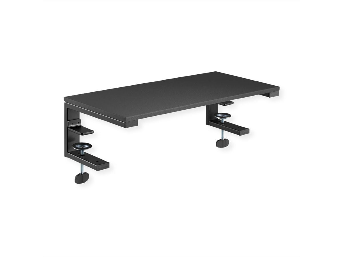 ROLINE Monitor-Tischständer – freistehend – bis 20 kg – höhenverstellbar – schwarz – für Monitore