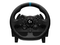 Logitech G G923 – Lenkrad + Pedale – USB (kabelgebunden), Force-Feedback, 900°, Schwarz – für PC, PS4 & PS5