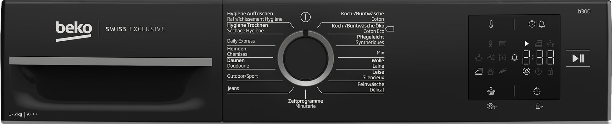 Beko Wäschetrockner TR207 – 7 kg, Wärmepumpe, Energieklasse C, 64 dB – Weiss
