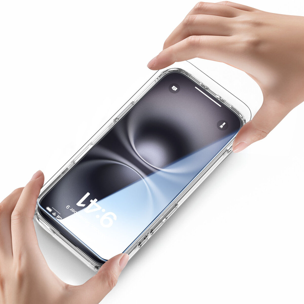 4smarts 360° Premium Set Backcover – für Apple iPhone 17 Pro, MagSafe, PC+Gehärtetes Glas, Transparent