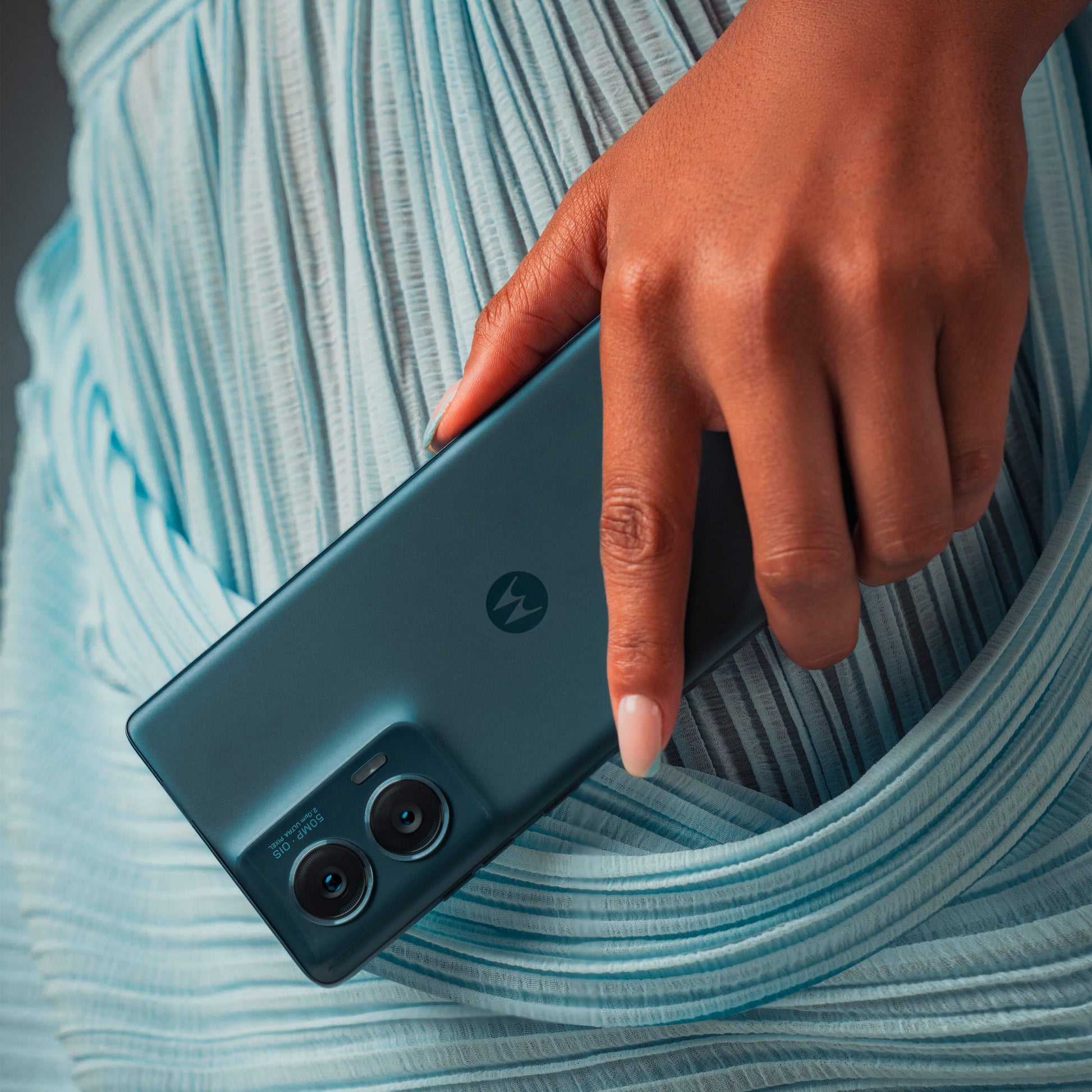 Motorola Edge 50 Fusion – 6,7" – 256 GB – Forest Blue