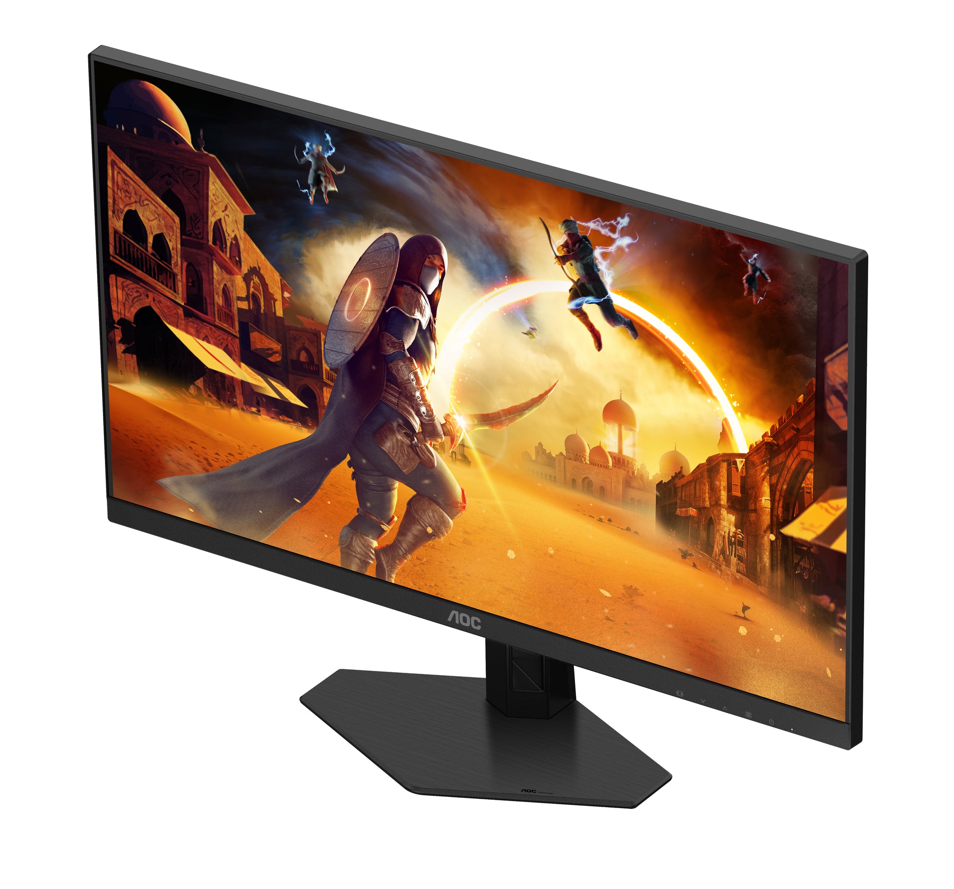 AOC 25G4SRE – Monitor, 24,5" 1920 × 1080 (Full HD), IPS, 310 Hz, G-Sync, Integrierte Lautsprecher, Rot