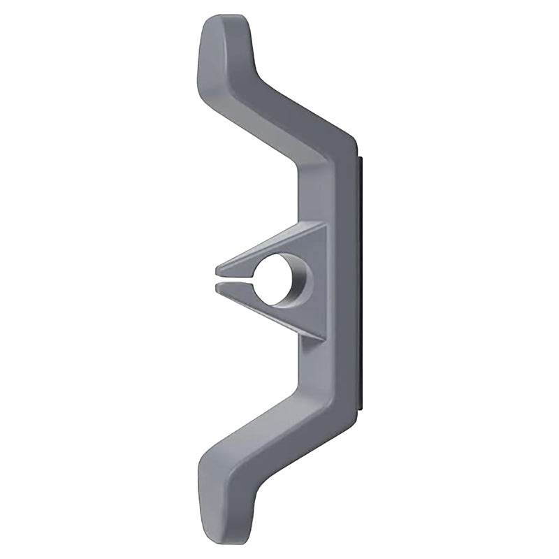 Steffen Kabelhalter, selbstklebend, 30×25×101 mm, 4er-Pack – Grau