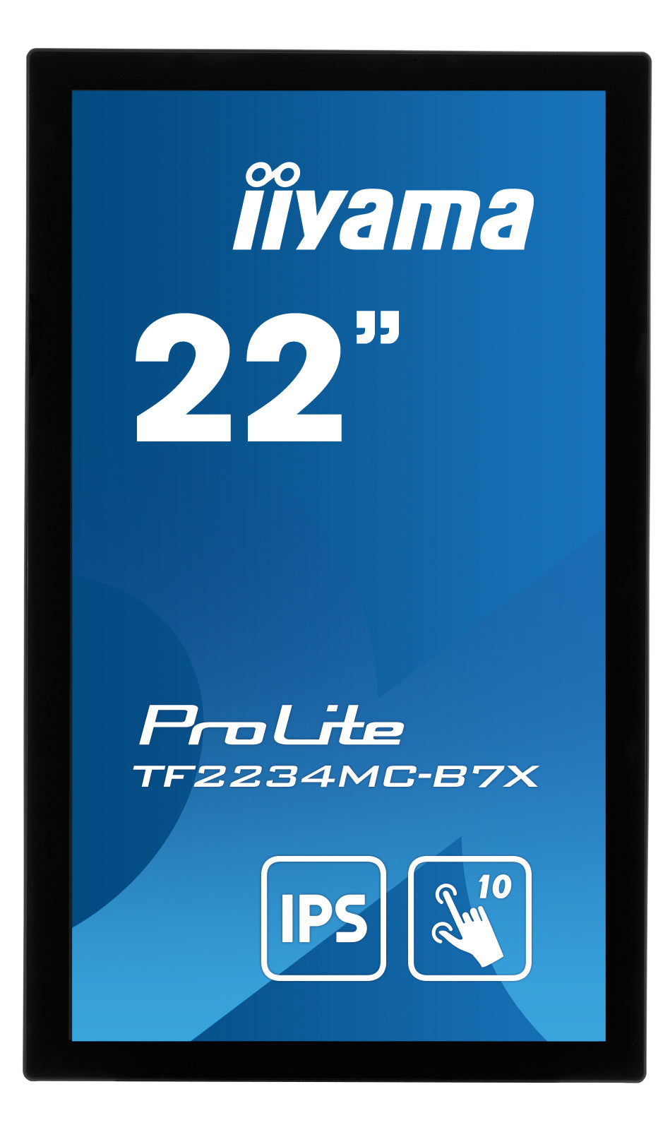 iiyama TF2234MC-B7X – Monitor, 21,5", 1920 × 1080 (Full HD), LED, Touch, 350 cd/m²