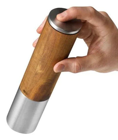 AdHoc Salz-/Pfeffermühle Ø 5,1 × 22 cm, Edelstahl/Akazie, Schwarz/Holz