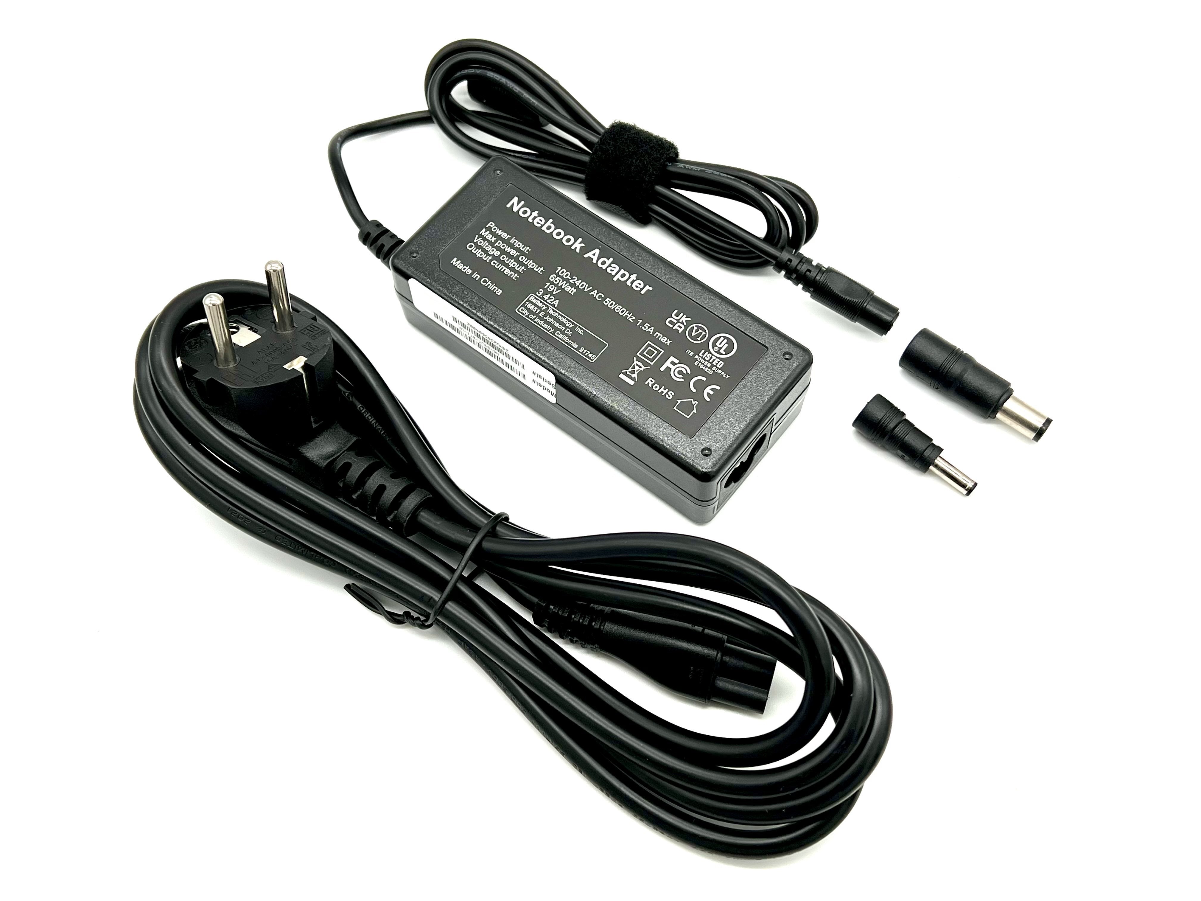 BTI H6Y89UT-EU Netzteil 65 W – 19 V/3,25 A – für HP (inklusive Modelle mit 7,4 mm/4,5 mm Stecker) – schwarz