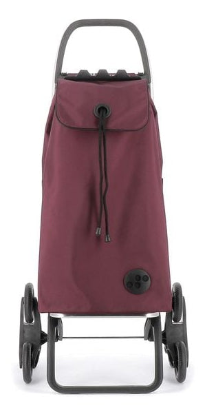 Rolser Stofftasche, Polyester, Bordeaux, 360×630×190 mm, mit 6 Rädern