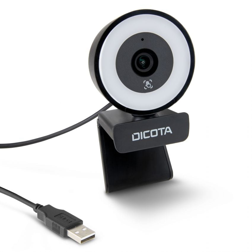 DICOTA WEBCAM RINGLIGHT 5MP – Webcam – 5 MP