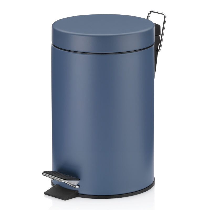 Kela Kosmetikeimer Monaco – 3 l – Metall, rund – Blau