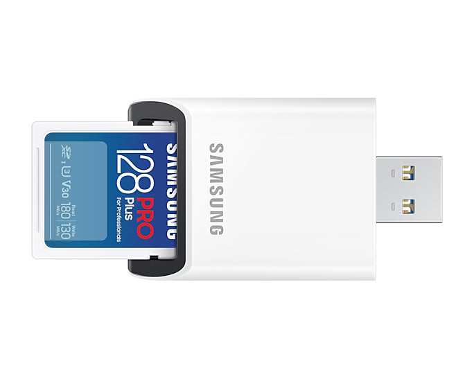 Samsung MB-SD128SB/WW SDXC 128 GB – UHS-I, U3, V30, 180/130 MB/s, 1er Pack