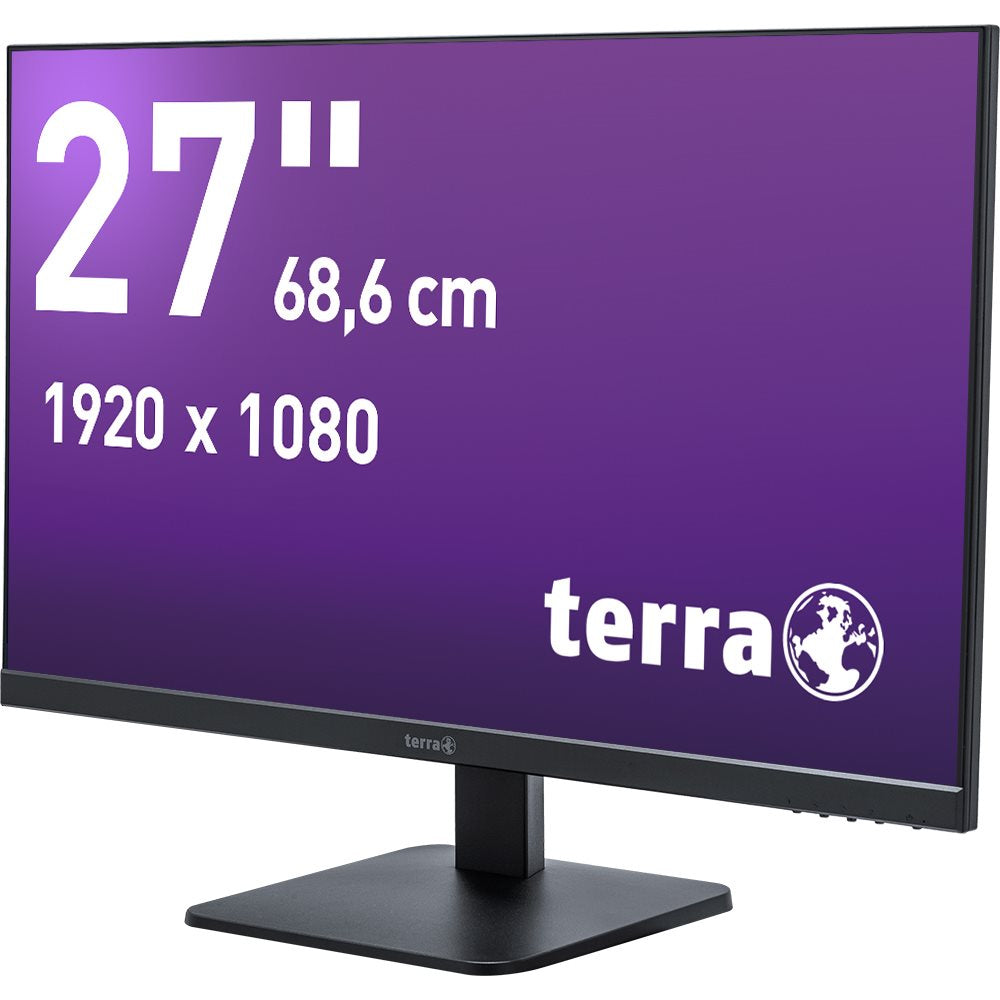 TERRA 2727W V2 – Monitor, HDMI, DP, USB-C, GREENLINE PLUS, Schwarz