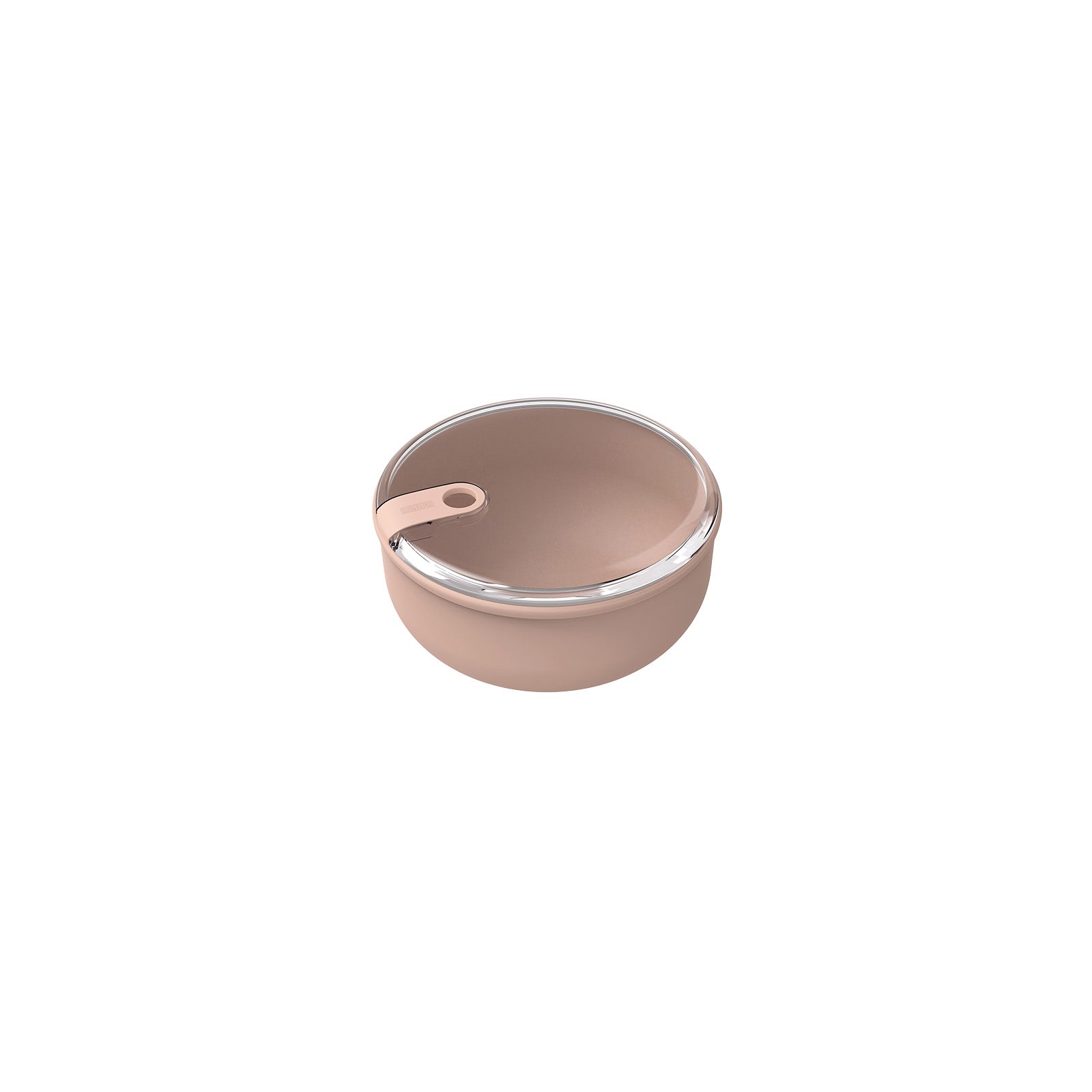 Rotho Vorratsdose 750 ml, Ø 15,7 × 8,2 cm, Kunststoff (recycelt), Hellrosa