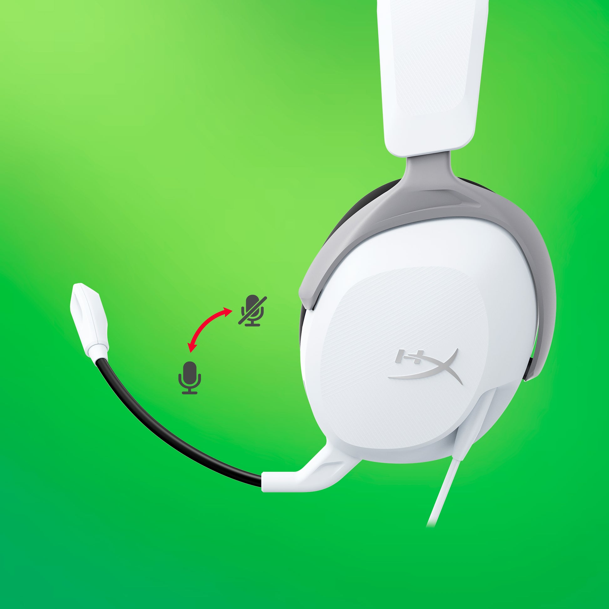 HyperX CloudX Stinger 2 Core Gaming-Headset – Over-Ear, Kabelgebunden, für Xbox Series X/S, Xbox One, Schwarz/Grün
