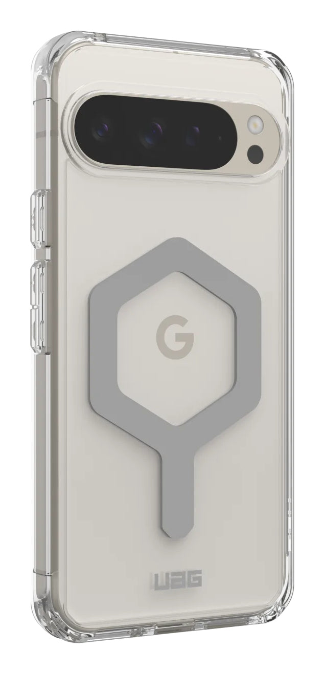 Urban Armor Gear UAG Plyo Pro Backcover – für Google Pixel 9 Pro XL, TPU, Transparent / Silber, bis 4,8 m Sturzsicher