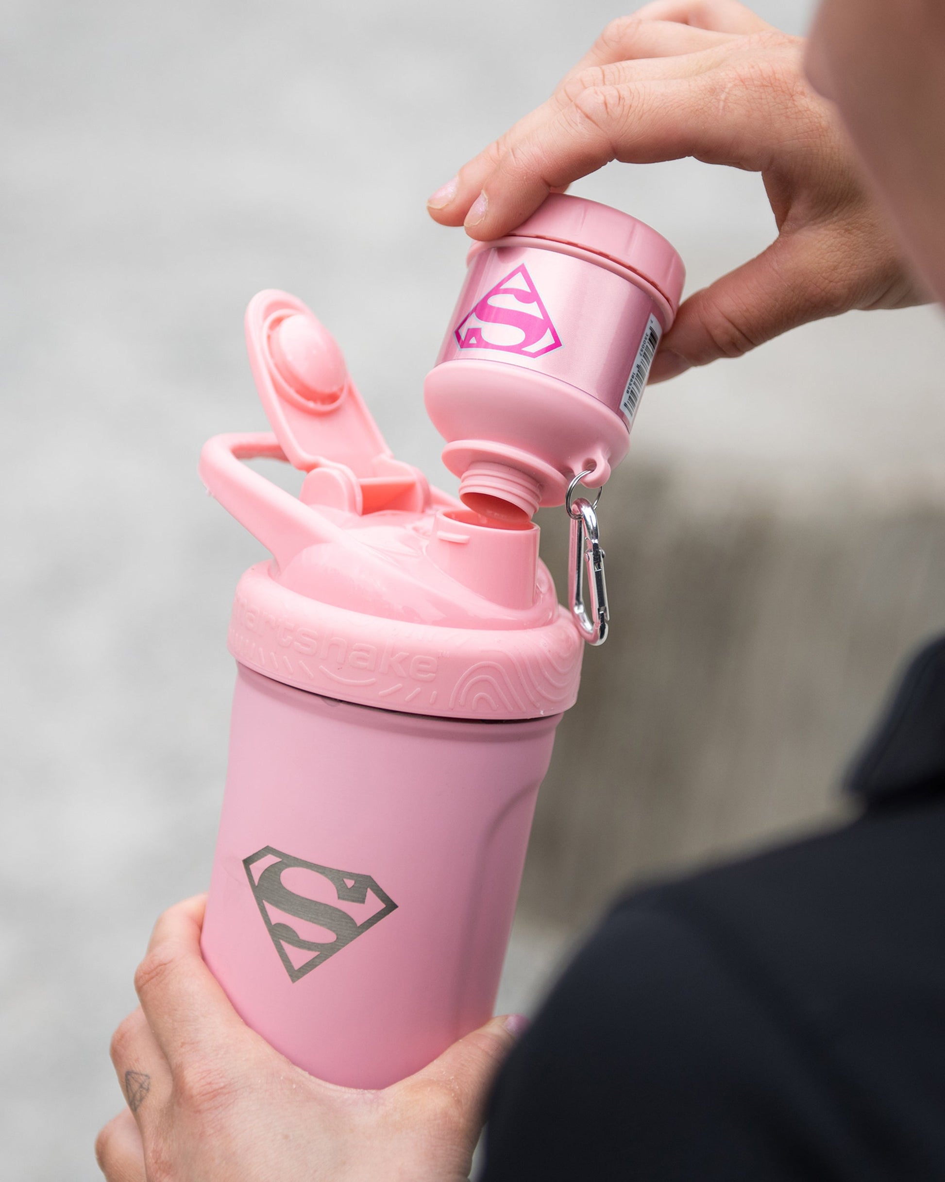 Smartshake Vorratsdose 100 ml, Kunststoff, auslaufsicher, BPA-frei, rosa