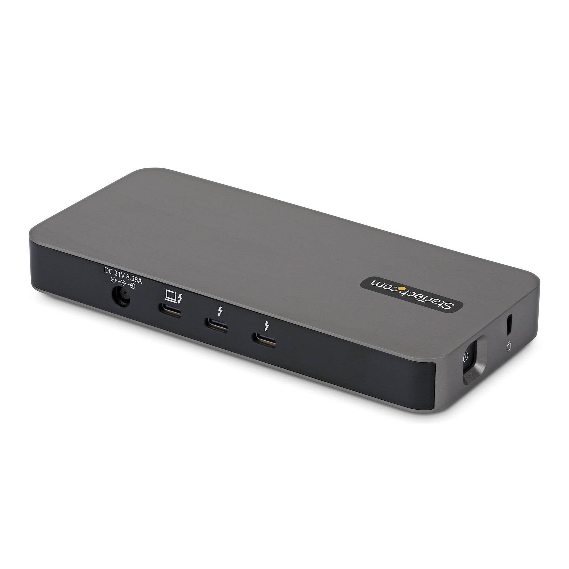 StarTech.com 303UE-TB5 Thunderbolt-Hub – Thunderbolt 5, 1× USB-A, 140 W PD, 3× TB5, für Windows/Mac