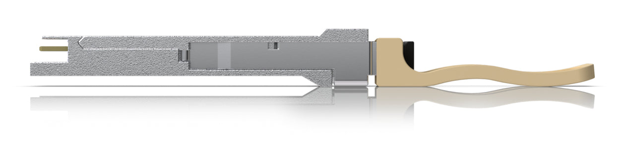 Ubiquiti UACC-OM-QSFP28-SR4 – QSFP28 Transceiver – 100 Gbit/s, MPO-12/UPC, Multi-Mode, 100 m, Beige/Grau