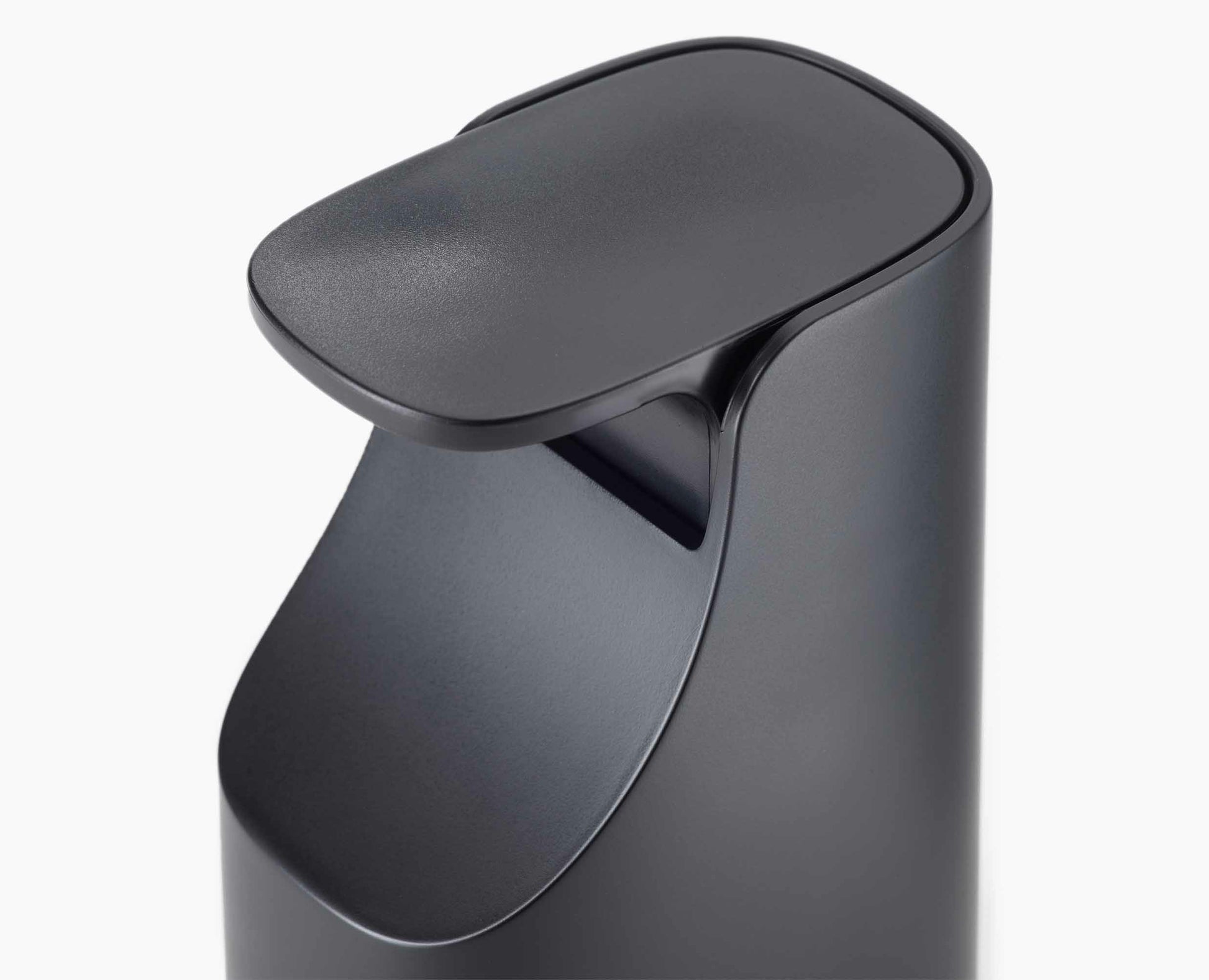 Joseph Joseph Slim Kompakter Seifenspender – Keramik, Schwarz, 350 ml