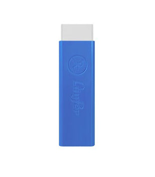 Laufer Radierer – für Bleistifte und Farbstifte – 21 × 71 × 7 mm – blau