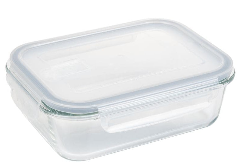 Furber. Furber – Vorratsdose 1 l, 15 × 20,7 × 4,7 cm, Glas, Transparent, 2er-Set
