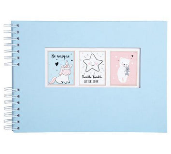 Exacompta Fotoalbum – für 320 × 220 mm, hellblau, Papier