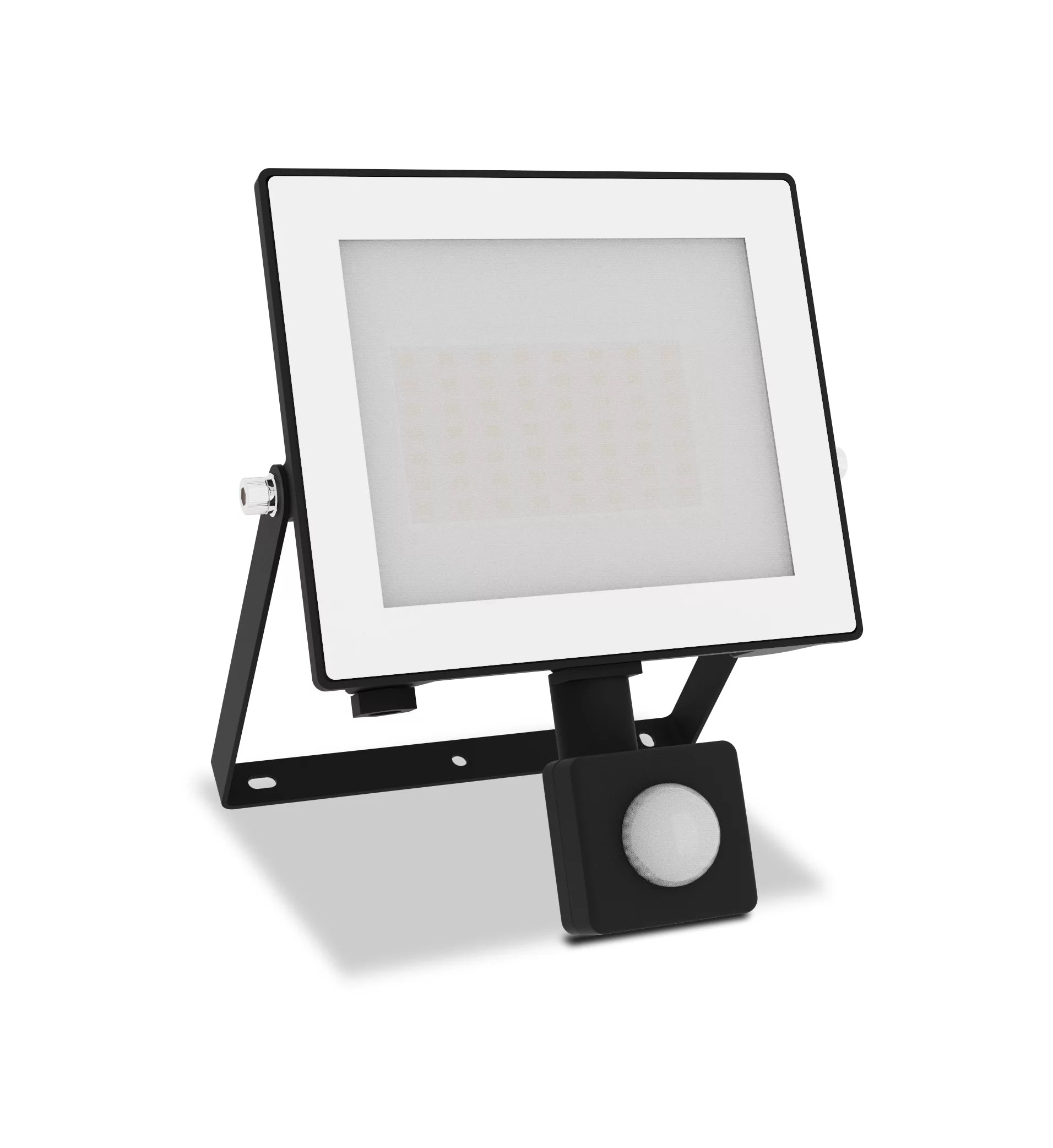 Philips by Signify Philips Aussenwandleuchte – Kaltweiss, 5000 K, IP65, Netzbetrieb, mit Bewegungsmelder, Schwarz, Aluminium