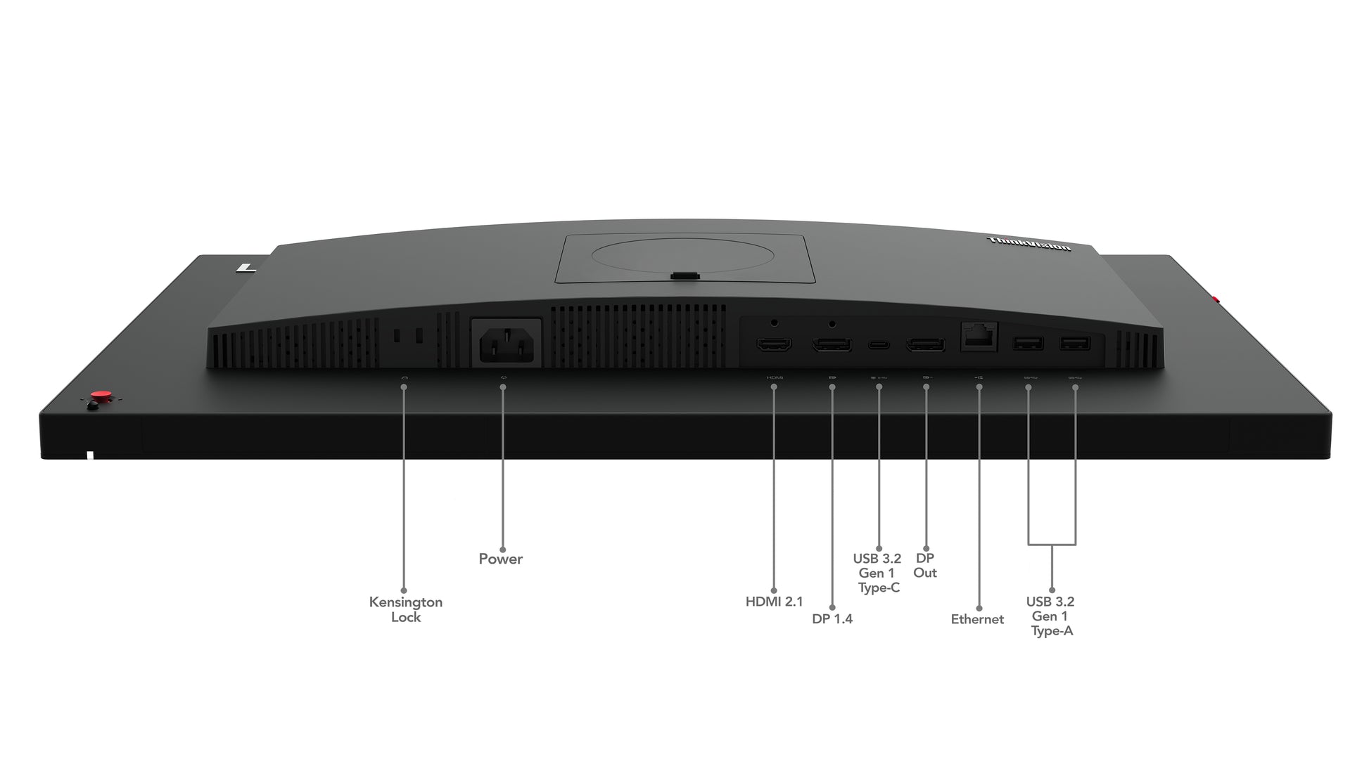 Lenovo ThinkVision T24mv-30 TS – Monitor, 23,8" 1920 × 1080 (Full HD), IPS