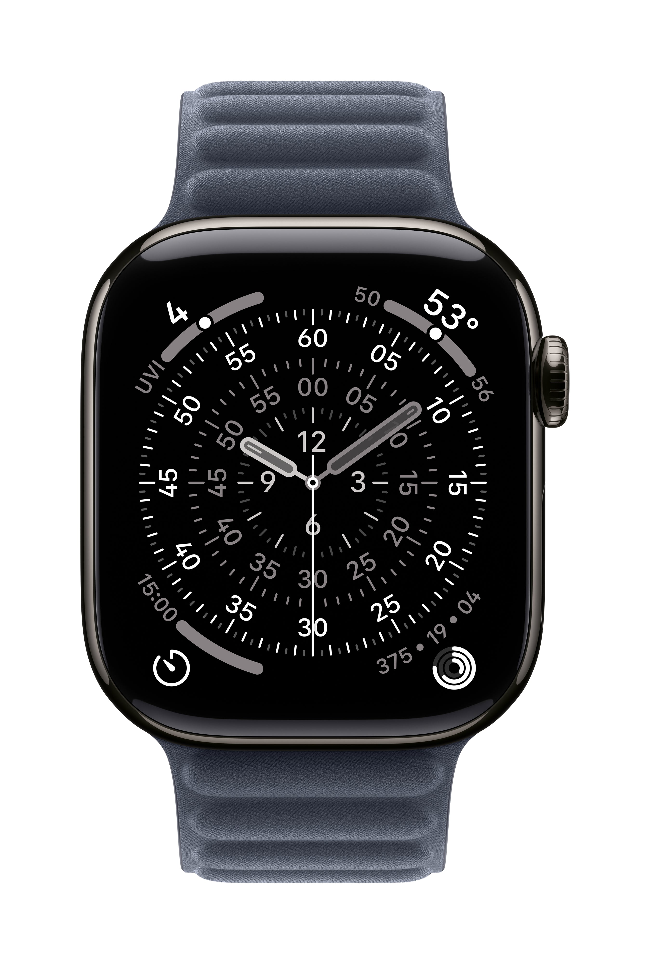 Apple Magnetic Link – Armband – für Apple Watch 42 mm, Navy, S/M, Polyester
