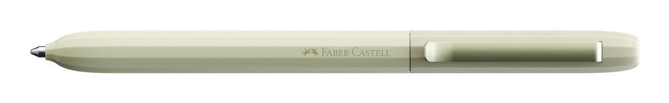 Faber-Castell Avori Kugelschreiber – Blau, Recycelbarer Kunststoff, Grün, 1er Pack