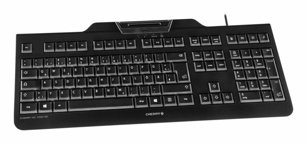 CHERRY KC 1000 SC – Tastatur, kabelgebunden (USB-A), Tschechisch/Slowakisch – für Windows & Linux