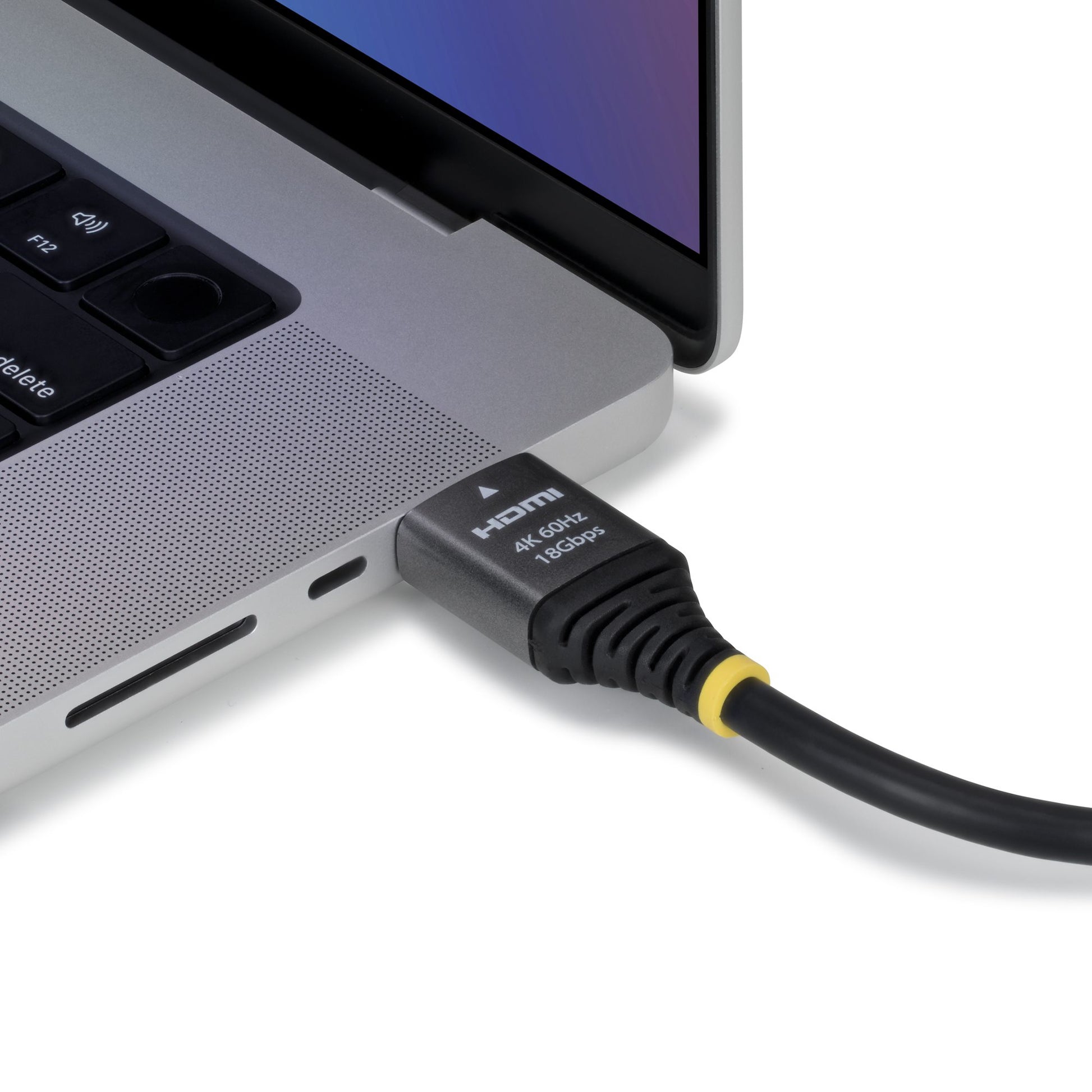 StarTech.com HDMI Kabel HDMI 2.0 4K 60 Hz – 1,5 m – HDR, ARC – Schwarz/Silber