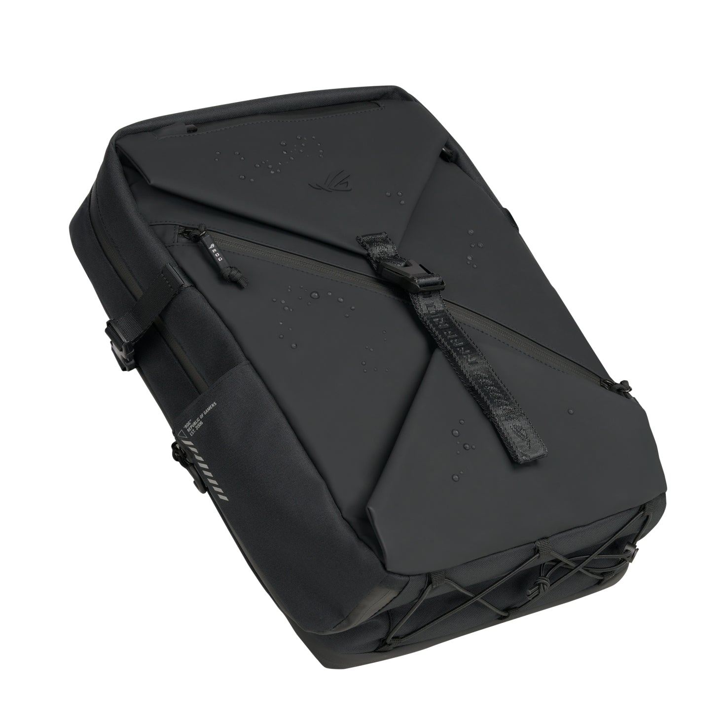 ASUS ROG Gaming-Notebook-Rucksack Archer BP2600 – für 16", wasserabweisend, Leder/Polyester – schwarz
