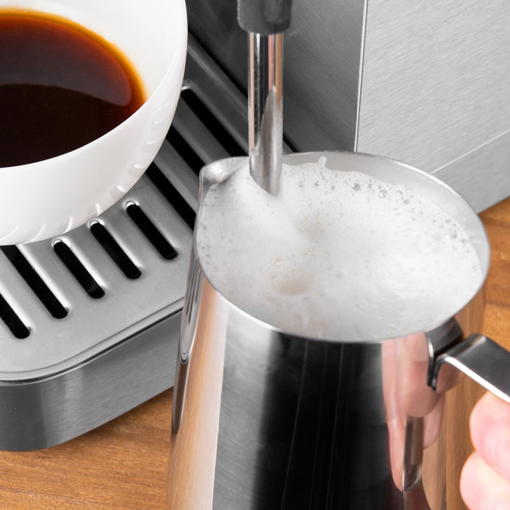 Gastroback Design Piccolo Pro Espressomaschine (Siebträger) – für E.S.E., 15 bar, 1,3 l, Milchschaumdüse