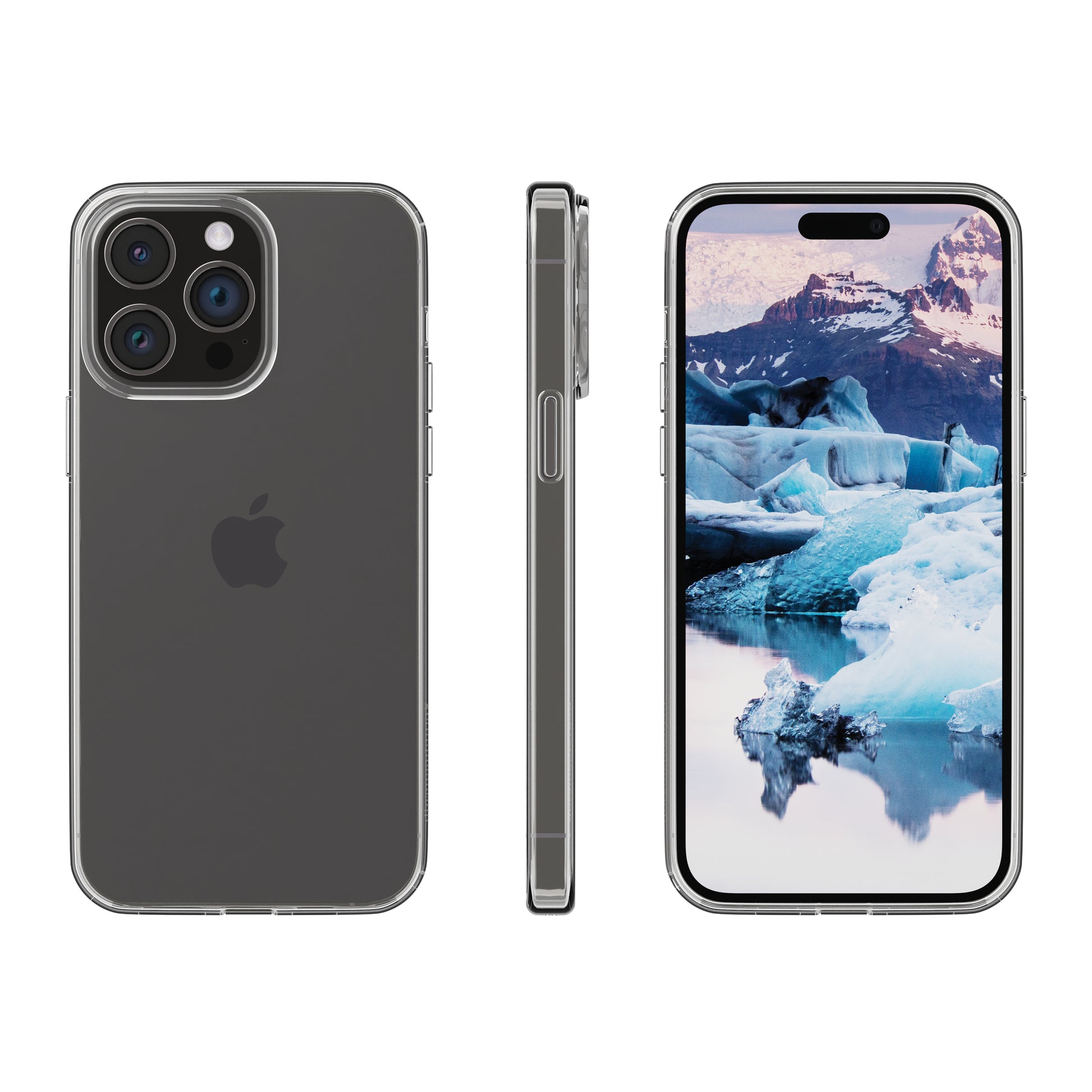 dbramante1928 Backcover – für Apple iPhone 15 Pro, Transparent, staub- und kratzresistent