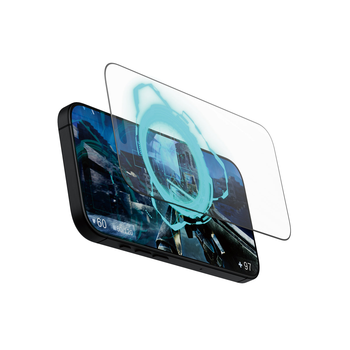 PanzerGlass Displayschutz (Panzerglas), Ultra-Wide Fit – für iPhone 16 Pro – mit Applikator