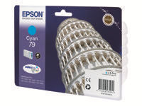 Epson Tintenpatrone 79 (DURABrite UltraInk), cyan, 800 Seiten, original – für Epson-Drucker