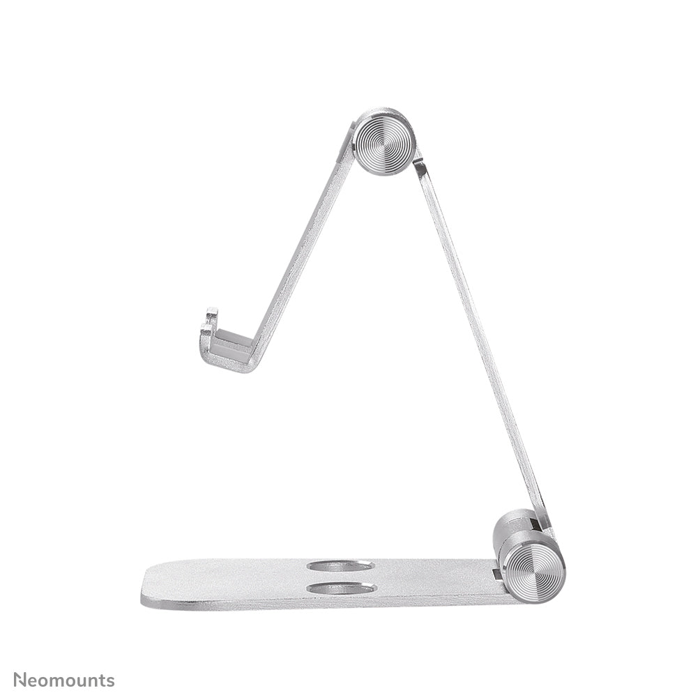 Neomounts Tischständer, faltbar, verstellbar – für Geräte bis 7" – Silber, Aluminium