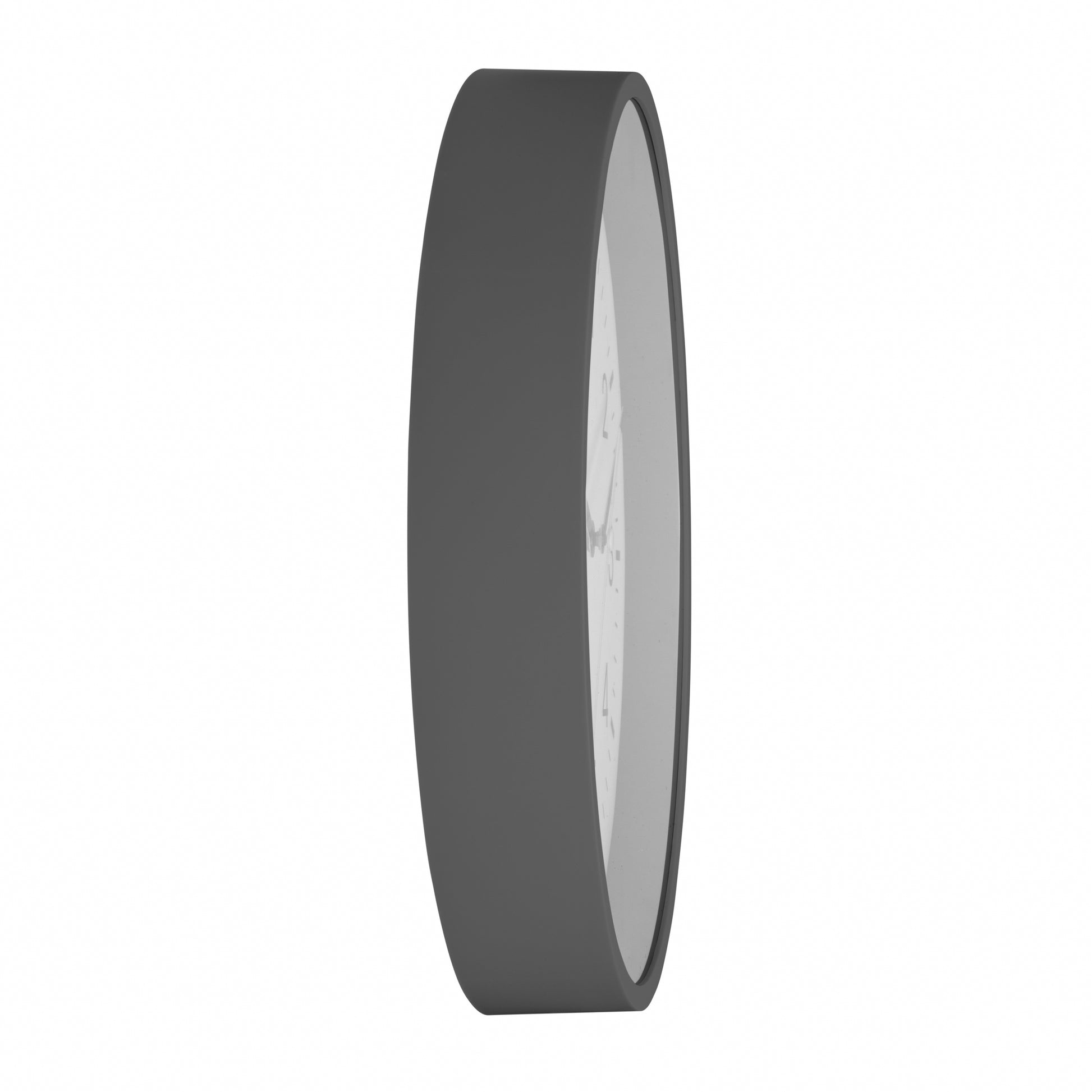 TFA-Dostmann TFA Dostmann Wanduhr – Funk, analog, Ø 24,5 cm, grau, Kunststoff