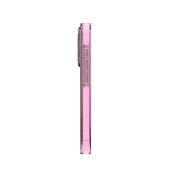 ZAGG Santa Cruz Snap Backcover – für Apple iPhone 17 Pro – Graphen, Pink, Transparent, bis 4 m Sturzsicher