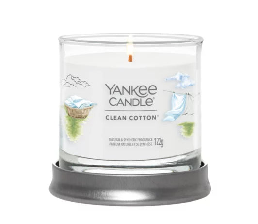 Yankee Candle Clean Cotton – Duftkerze, Small Jar, 30 h
