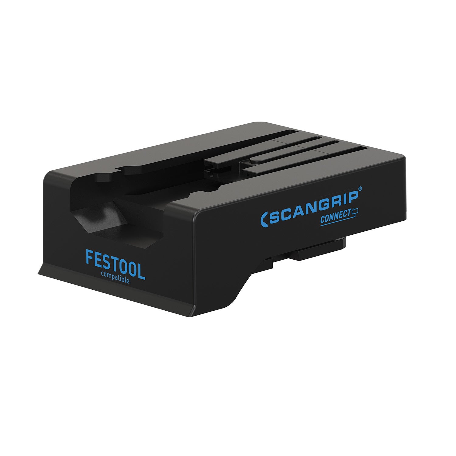 SCANGRIP Akku-Adapter – für FESTOOL 18 V/20 V – 1 Stk. – Schwarz, 110,1 × 76,1 × 38,3 mm