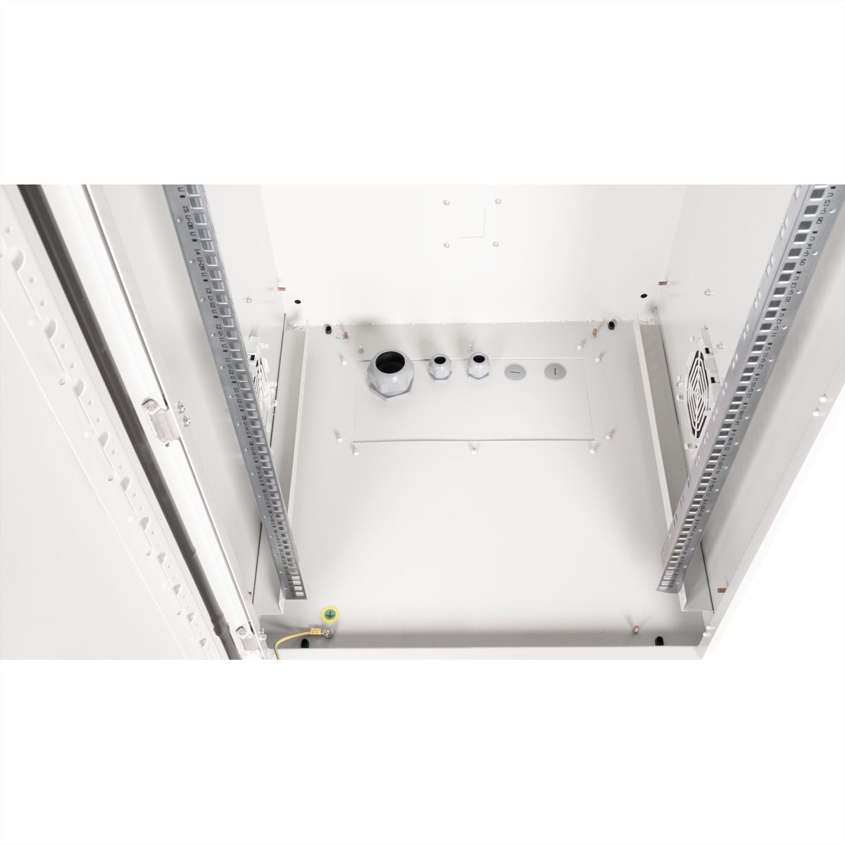 ROLINE Pro – 19" Wandverteiler 22U, IP55, abschliessbar, 600 × 600 × 1157 mm, lichtgrau, Stahl