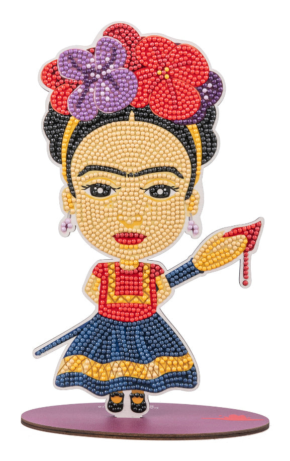 CRAFT Buddy Crystal Art XL Buddy – Diamond-Painting-Set – Frida Kahlo – 20 × 25 cm – ab 6 Jahren