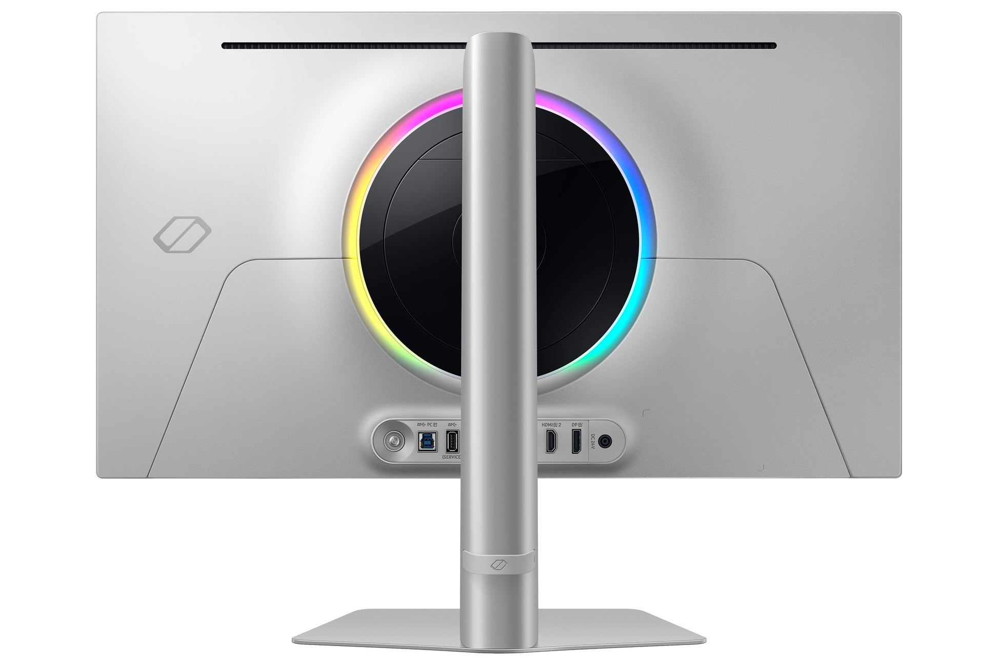 Samsung Odyssey G60Sd – Monitor, 27", 2560 × 1440 (WQHD), OLED, Silber