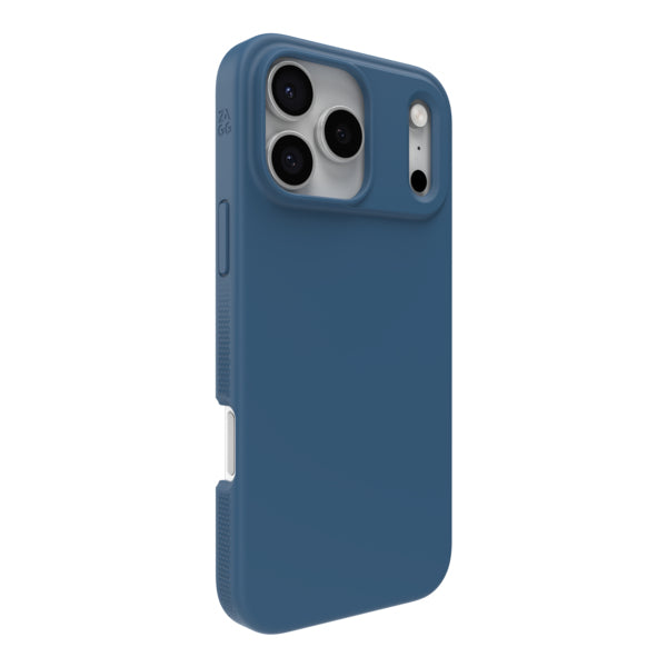 ZAGG Manhattan Snap Backcover – für Apple iPhone 17 Pro Max – Graphen+Silikon, Blau, bis 4 m Sturzsicher
