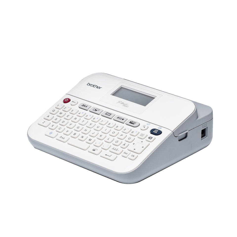 Brother P-touch PT-D400 – Beschriftungsgerät, für TZe-Bänder 3,5–18 mm, Druckvorschau