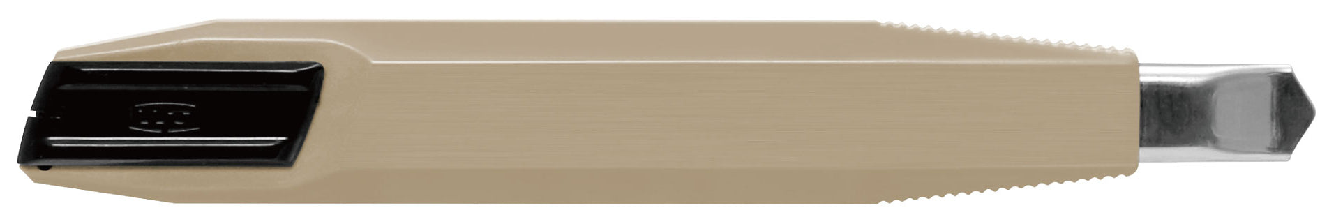 NT Cutter AR30D-WB – Abbrechmesser 9 mm, Edelstahl, einziehbar, Beige