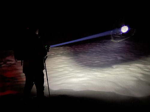 Nordride Taschenlampe Ranger – 1100 lm, 1000 m, IP65, USB-C Akku, 3 Stufen – Schwarz