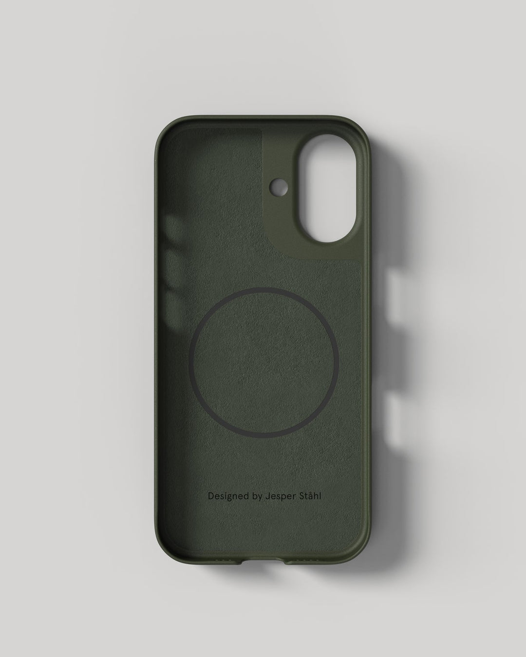 NUDIENT Backcover Thin – für Apple iPhone 17 – dunkelgrün – MagSafe-kompatibel